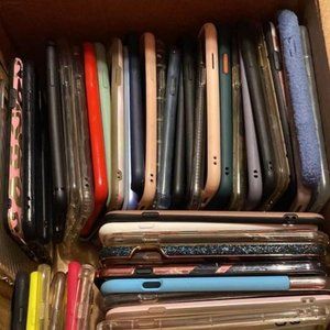 iPhone cases 11 pro max, 8+, and 7s